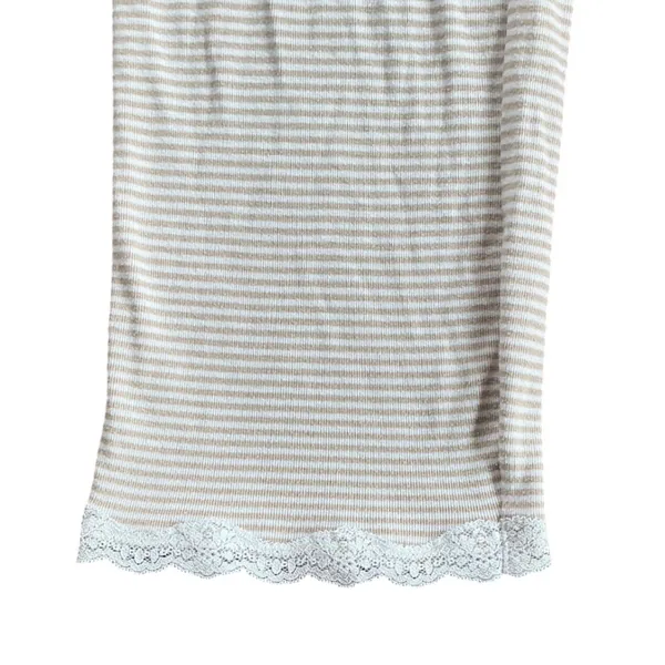 Rachel Ashwell Cottagecore Striped Pajama Pants‎ Lace Trim Lounge Bottoms Smal - Image 2