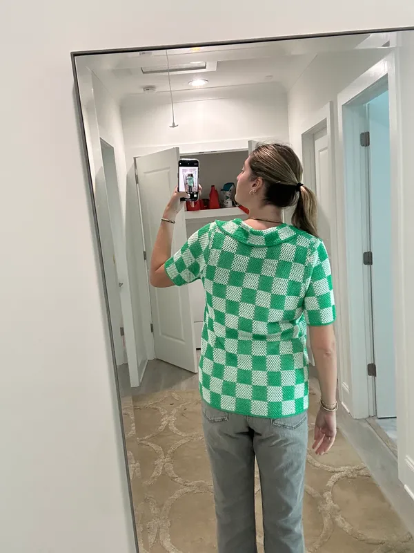 Boutique Checkered Top - Image 2