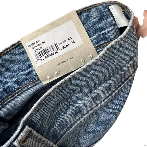 Agolde Valeria High Rise‎ Loose Baggy Jeans Temor Wash 24 - Image 11