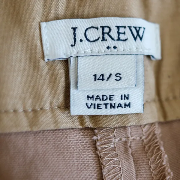 J.Crew Chino Pants Womens 14S Tan Brown Straight Leg‎ Stretch Cotton Style 22861 - Image 7