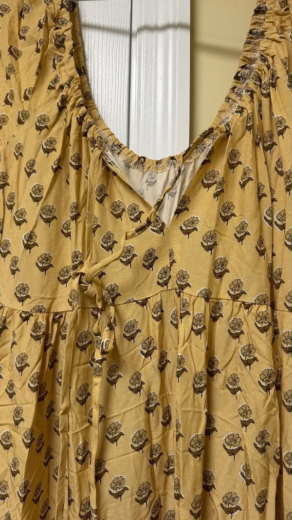 Yellow Maxi Dress Size M - Image 2
