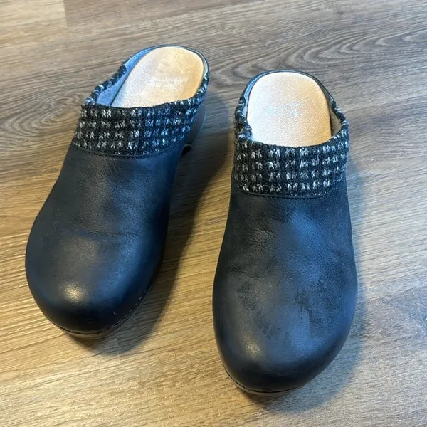 Dansko Bev Burnished Nubuck Leather Backless Clog Slide Mule size‎ 39 8.5-9 - Image 3