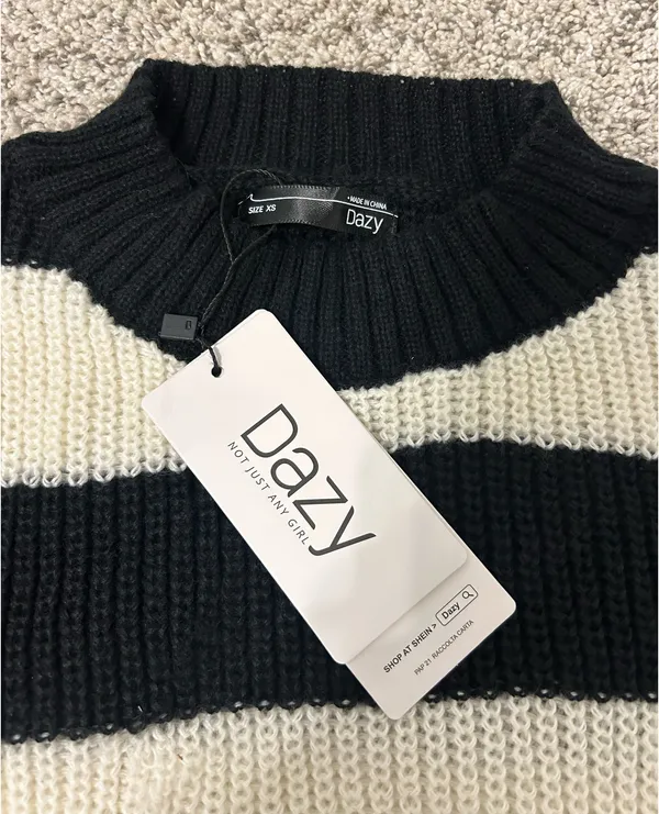 Shein Striped Sweater  - Image 2