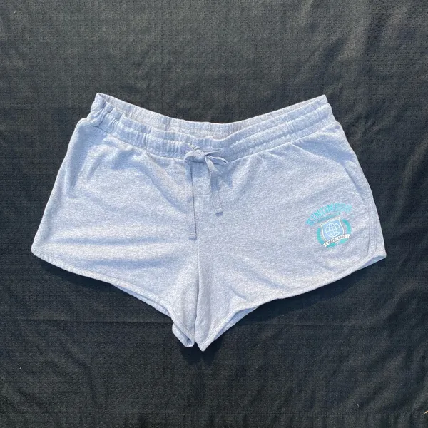 🩵🩶 Messy Bun Just Chillin’ Size Medium (Small) Heathered Grey Kindness University Dolphin Shorts 🩶🩵 - Image 7