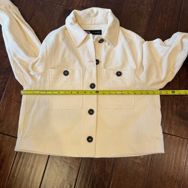 Zara Corduroy‎ Button Down Jacket XS - Image 7