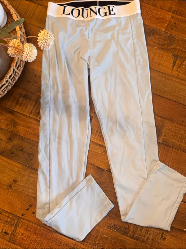 LOUNGE‎ Sky Blue High-Waist Leggings - Image 2