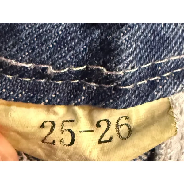 Unbranded‎ Barrel Leg Jeans Women Size 25-26 Faded Blue High Rise Wide Leg Denim - Image 4