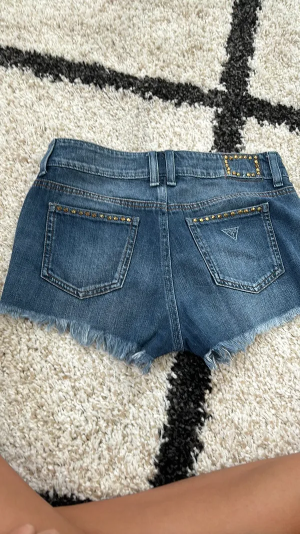 Guess Studded Jean Shorts - Image 2