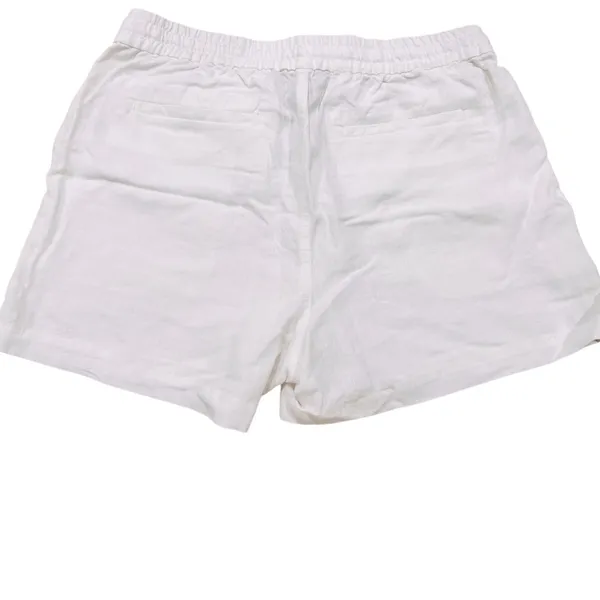 J Crew Point Sur Chambray Seaside Short in Linen Blend White Size Small NWT - Image 9