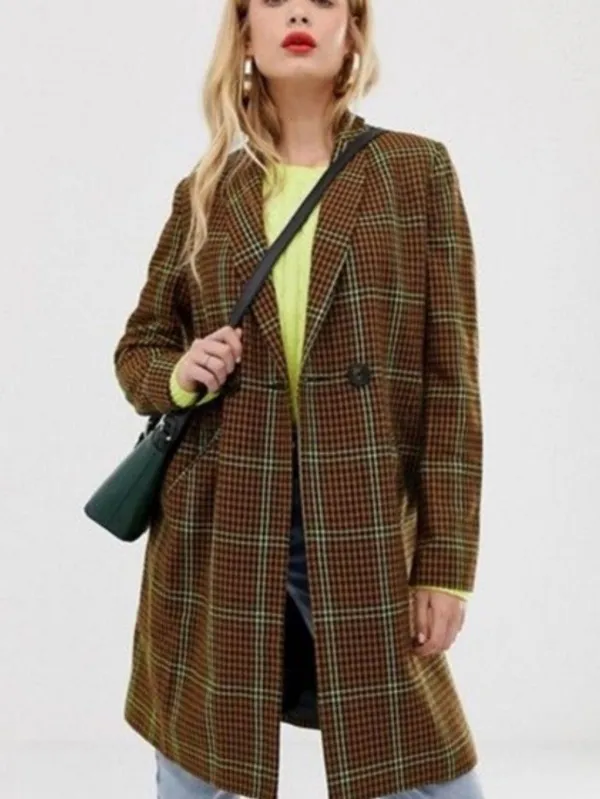 Stradivarius Plaid Jacket - Image 2