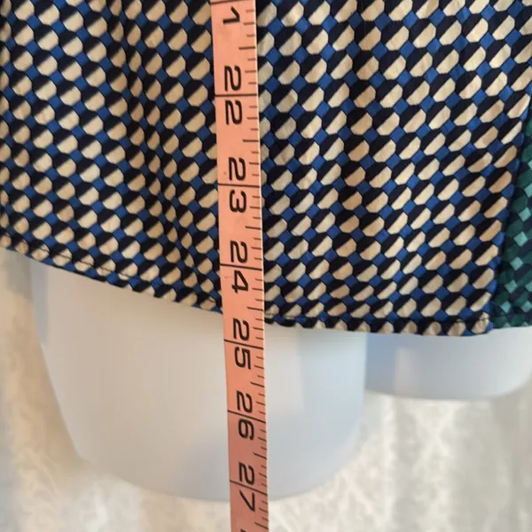 BODEN Green and Navy Printed Split - Image 4