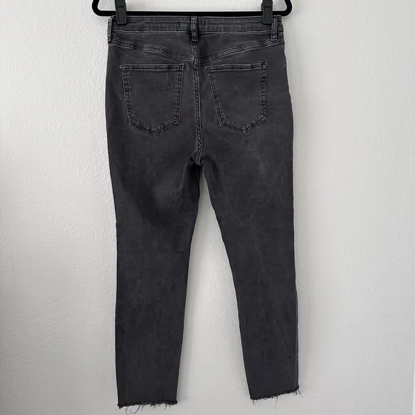 Free People Size (30) Woman's‎ Black Pant Distressed Skinny Jeans - Image 12