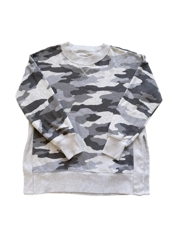 Aerie Gray Camouflage Sweatshirt XS - Image 2