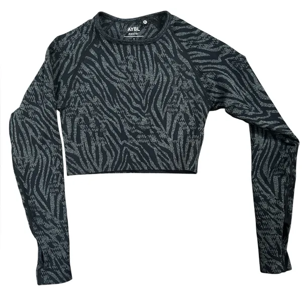 AYBL Evolve Camo Seamless LS Crop Top - Image 2