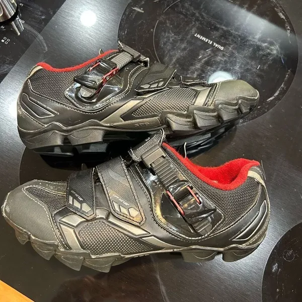 Shimano M088 black red‎ cycling shoe unisex size 41 W8.5-9 or M7-7.5 - Image 3