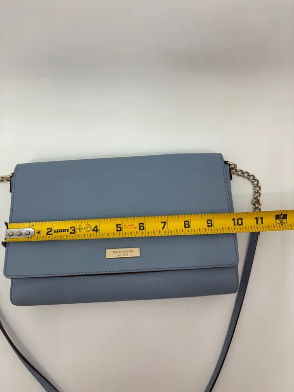 kate spade Light Blue Leather Chain Strap Crossbody - Image 8