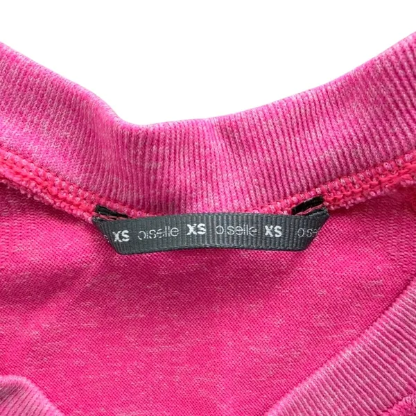 Oiselle Flyte Long Sleeve Size XS Saturday Neon Pink Run Gym Tech Shirt - Image 3