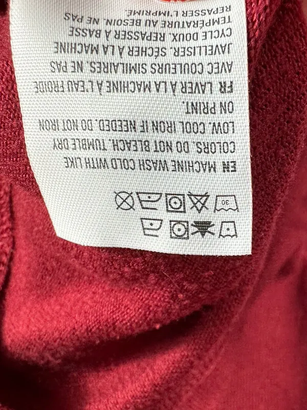 American Eagle Soft & Sexy Plush V-Neck Long Sleeve Tee‎ Red Size XS - Image 8