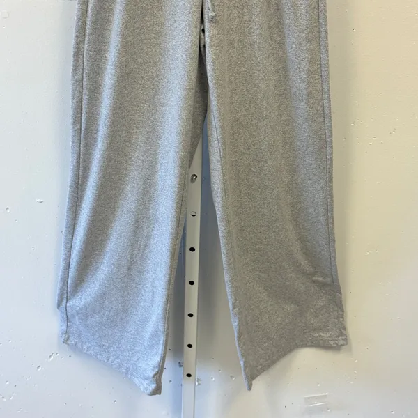 Karin Mathhews Gray Wide Leg Sweatpants Drawstring Waist Lounge Pants Small Soft - Image 4