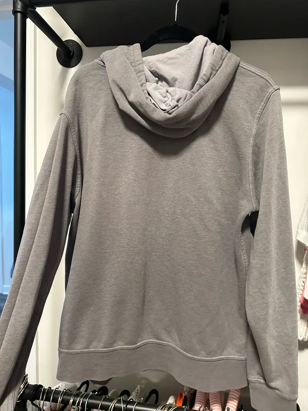 North Face Hoodie Gray Size L - Image 3