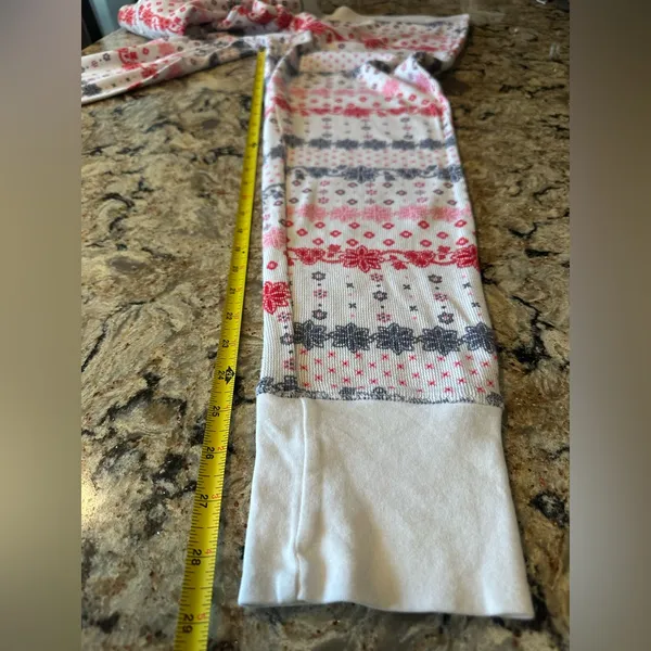 Victoria’s Secret Fireside Two Piece Thermal Set Fair Isle Pajamas PJs Size L - Image 8