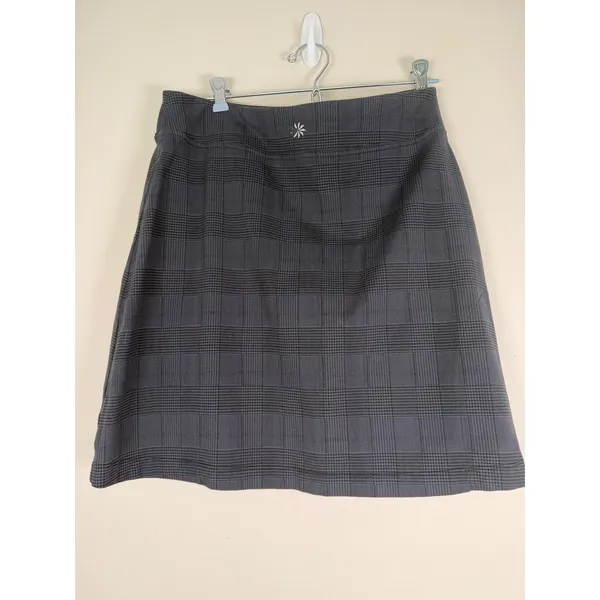 Athleta Gray Plaid Skort Small Tall ST Active Golf Tennis‎ Skirt 964034 Gorpcore - Image 5