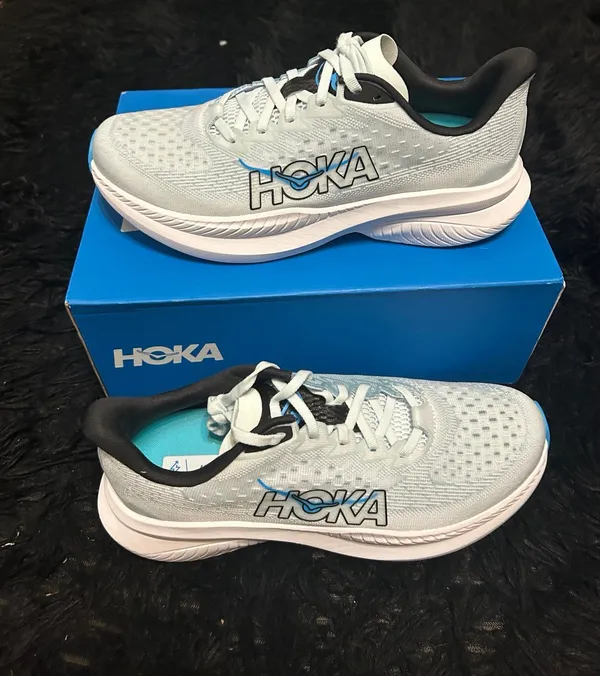 HOKA Mach blue athletic training running shoes sneakers women’s 9 new - Image 8