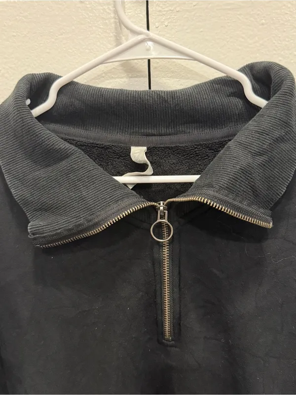 Athleta Black Cozy Karam 1/4 Zip Pullover - Image 5