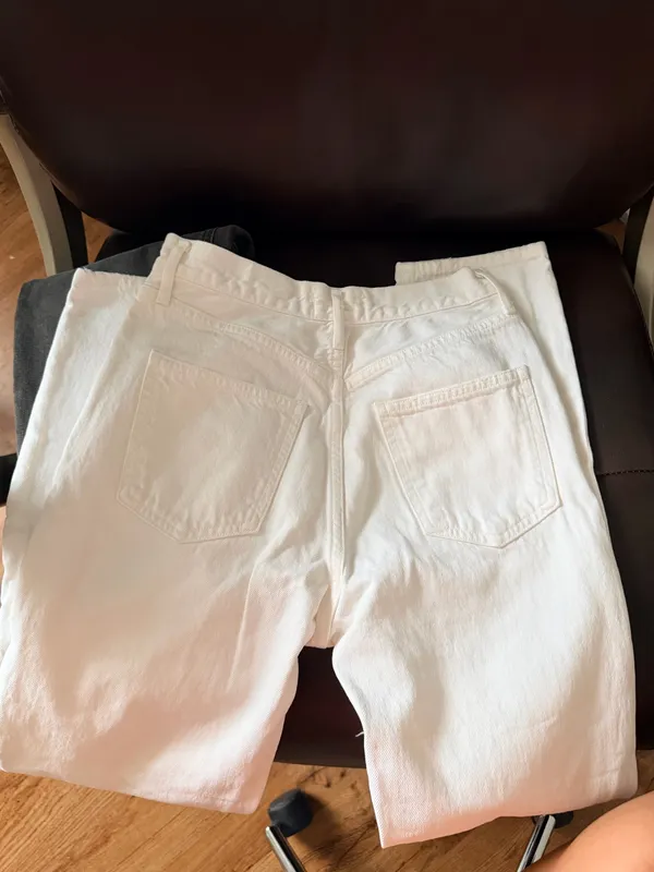 AGOLDE white jeans - Image 4