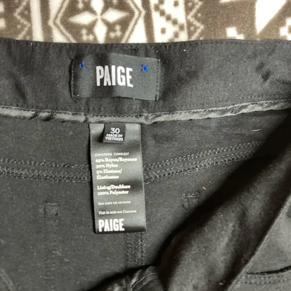 Paige black jeggings - Image 2