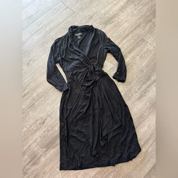 Karen Kane Black Long Sleeve Dress - Image 8