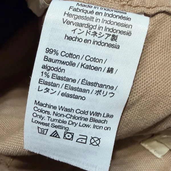 Madewell 90s Straight High Rise Patch Pocket Utility Pants Tan Khaki Size‎ 28 - Image 8