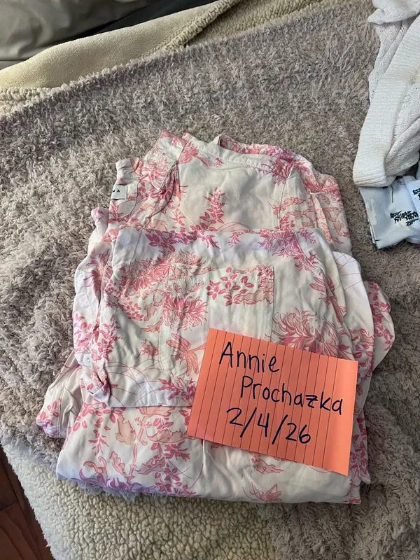 Piyama Pajama Set Pink Size M - Image 3