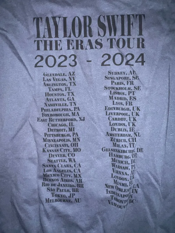 Taylor Swift Blue Crewneck Eras Tour - Image 5