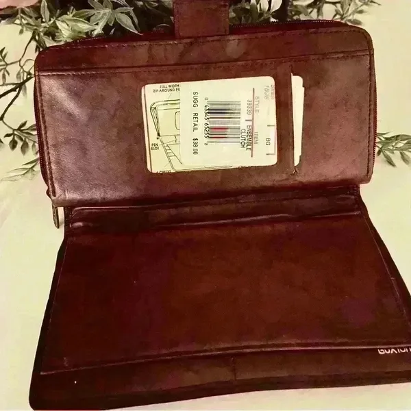 Burton Brown Leather Wallet Set - Image 2