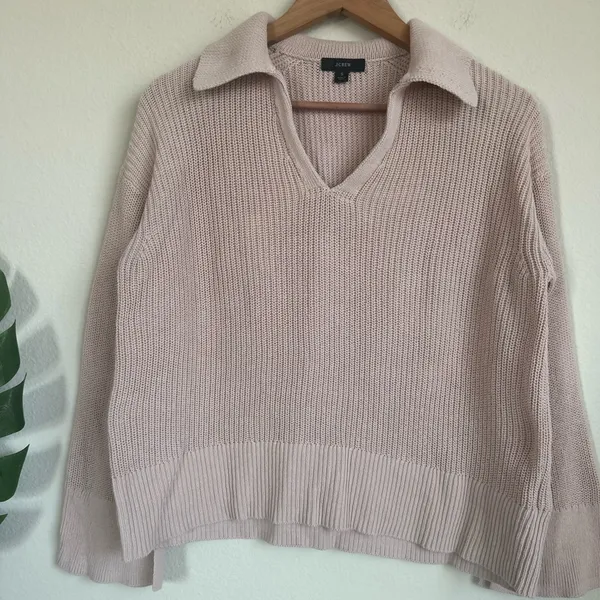 J. Crew Cotton Collar Sweater - Image 3
