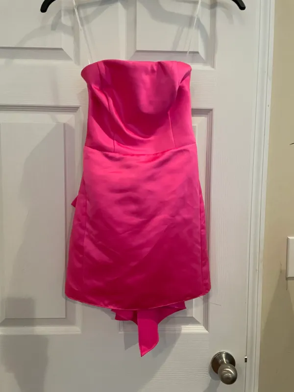 Lulus Pink Bow Dress - Image 2