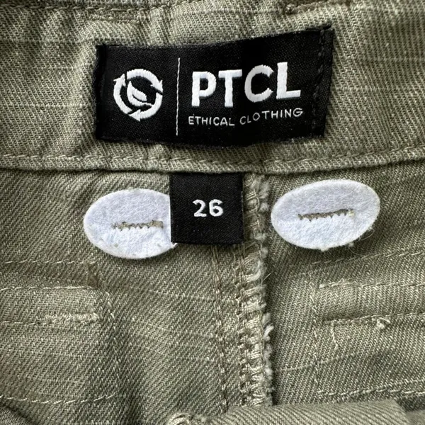 PTCL Cargo Pocket Mini Skort NWT Olive Green Size 26 - Image 8