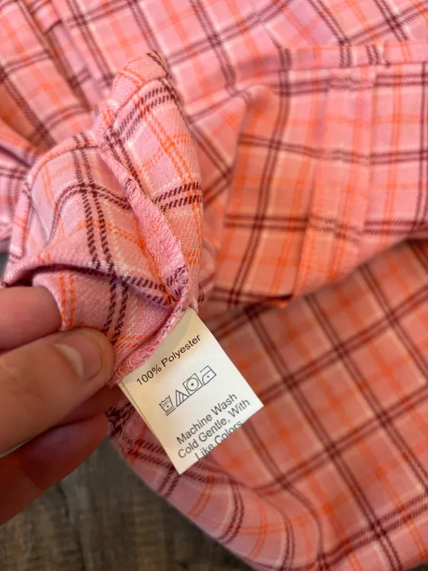 SHEIN Pink Plaid Skirt - Image 11