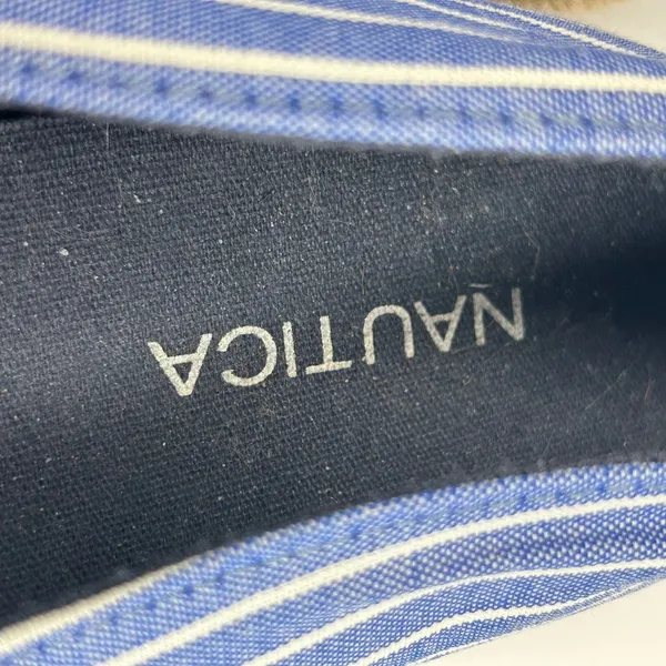 Nautica Idelle Blue White Striped Espadrille Flats Knotted Bow Womens‎ 9.5 - Image 12