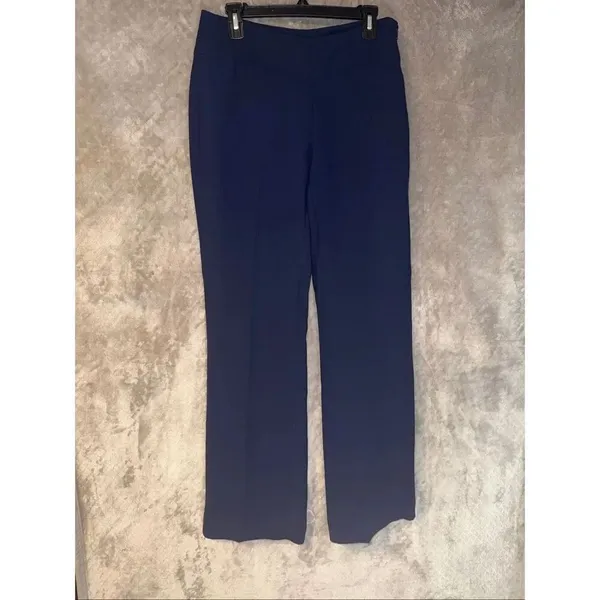 Cabi Midrise Navy Wide Leg Trousers Size 8 Business Officewear Dressy #769 - Image 2
