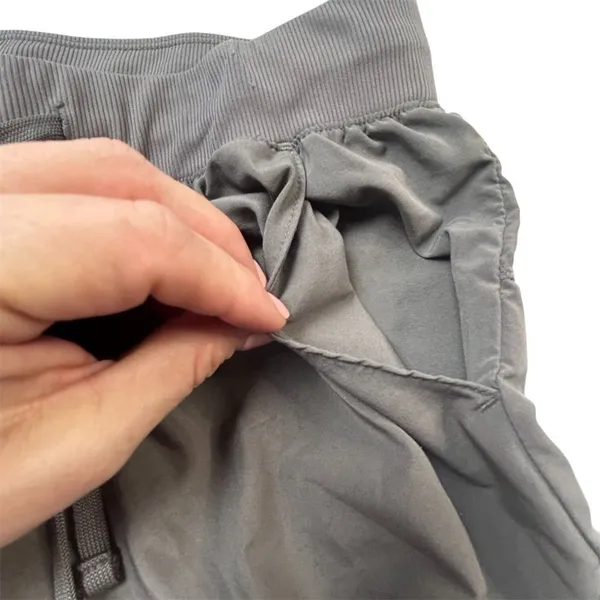 Z by Zella Women's Gray‎ Satin Sweat Shorts Size M Casual - Image 3