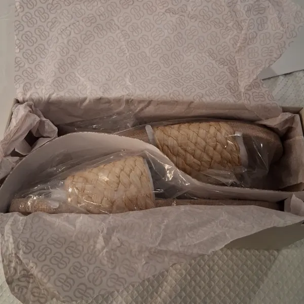 NEW Bandolino Natural Woven Straw Weave Deedee Slide Sandals Women's size 7.5 - Image 12