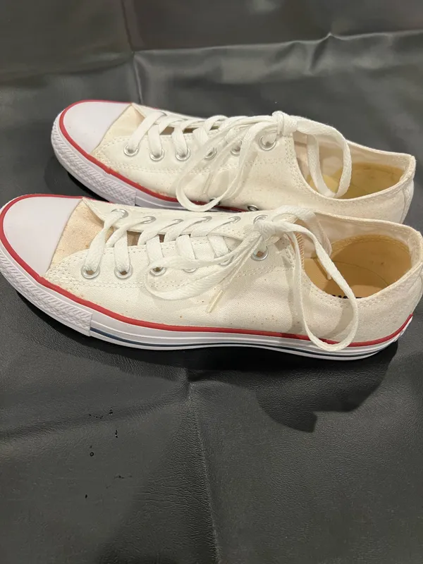 White Converse All Star sneakers #converse #classic - Image 2