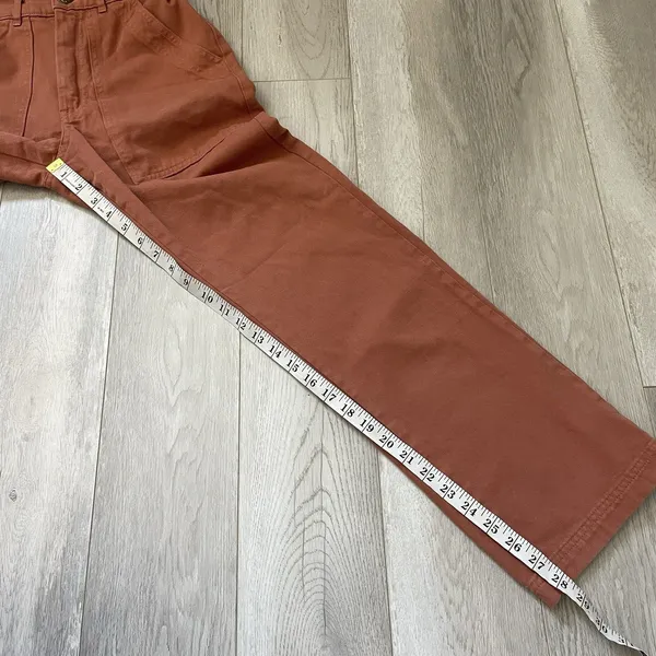 Big Bud Press Work Pants straight leg womens Orange (xxsmall) workwear casual - Image 4