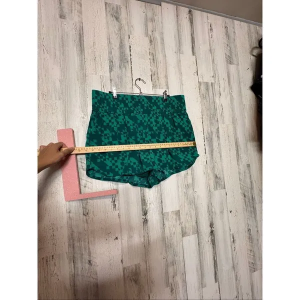 JoyLab Green Geometric Active Shorts Women’s XL High Waist Workout Running Short - Image 8