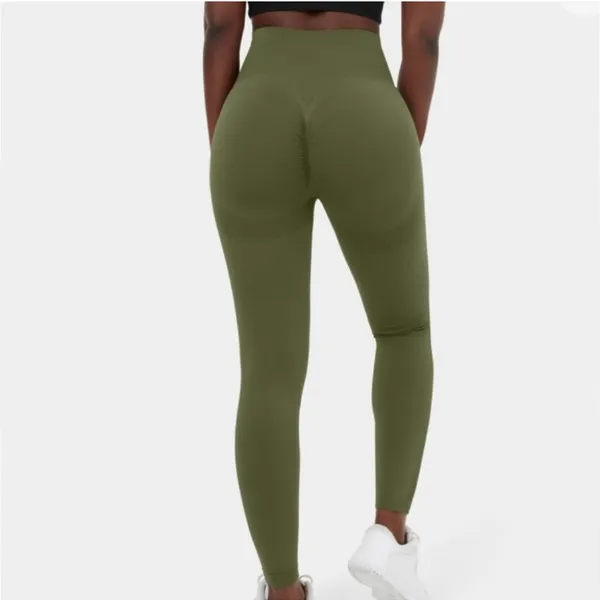 NWOT Seamless Flow High Waisted Butt Lifting Leggings Winter Moss Sz S - Image 2