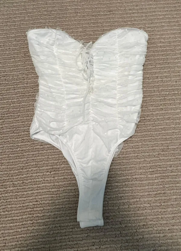 Princess Polly NWOT Strapless Lace Bodysuit - Image 3