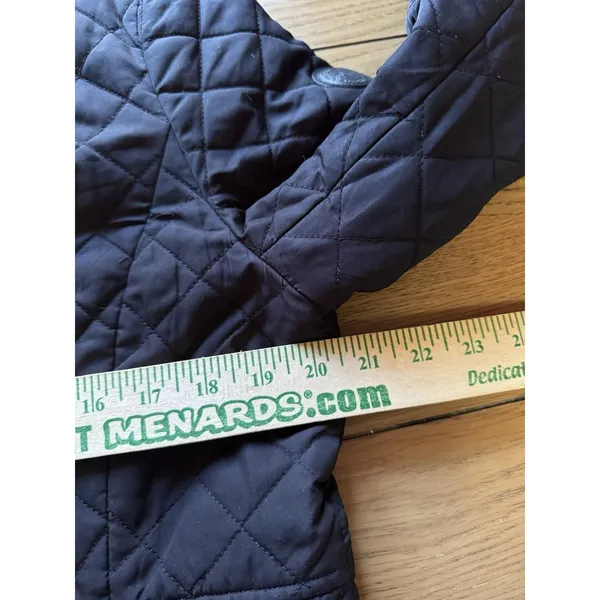 Ralph Lauren Women Quilted Jacket Size‎ Large Button Front Pockets Classic READ - Image 5