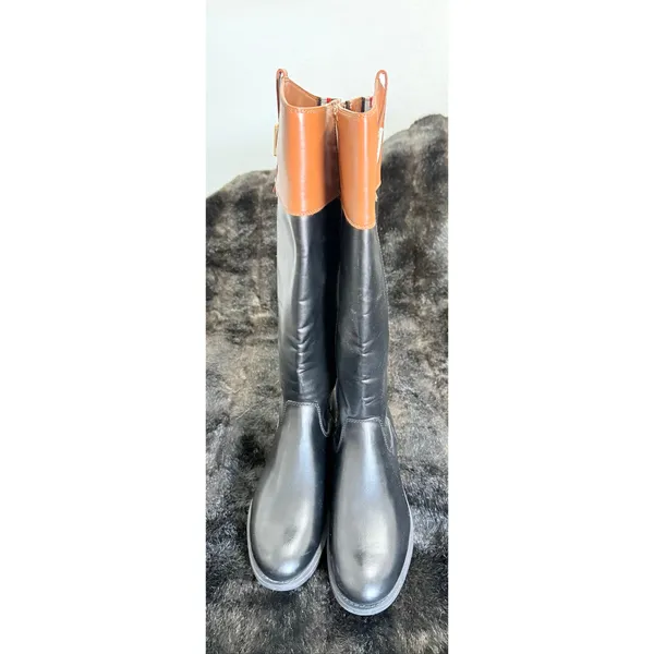Tommy Hilfiger Shyenne 3 Womens Black Equestrian Boots Size 8 - Image 2